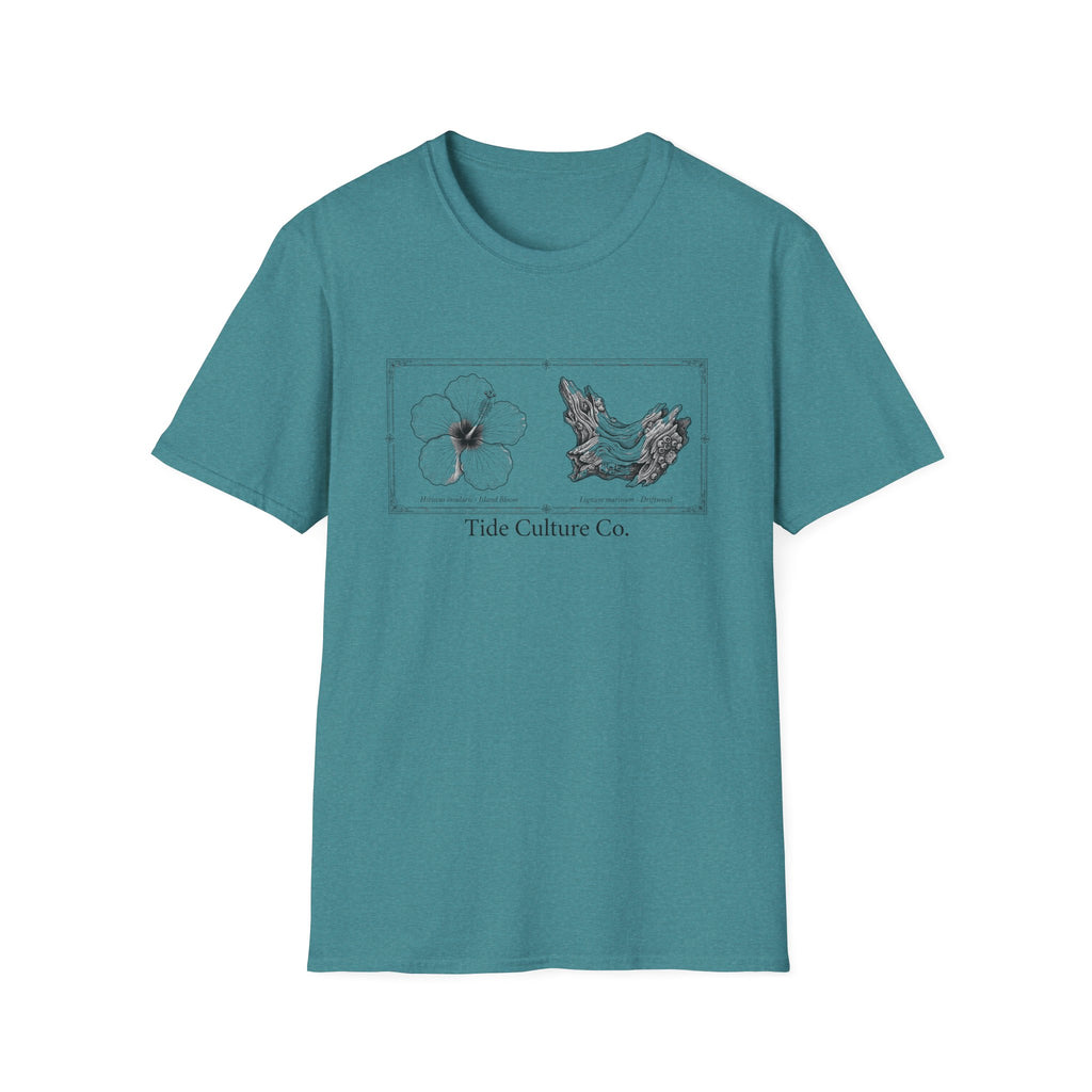 Island Bloom & Driftwood -Shirt