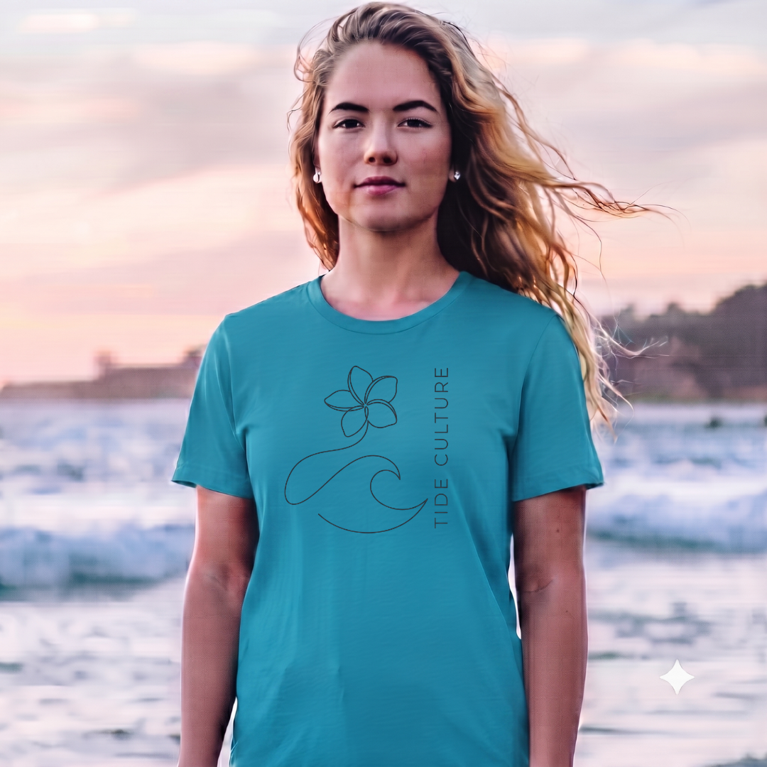 Flower & Waves T-Shirt