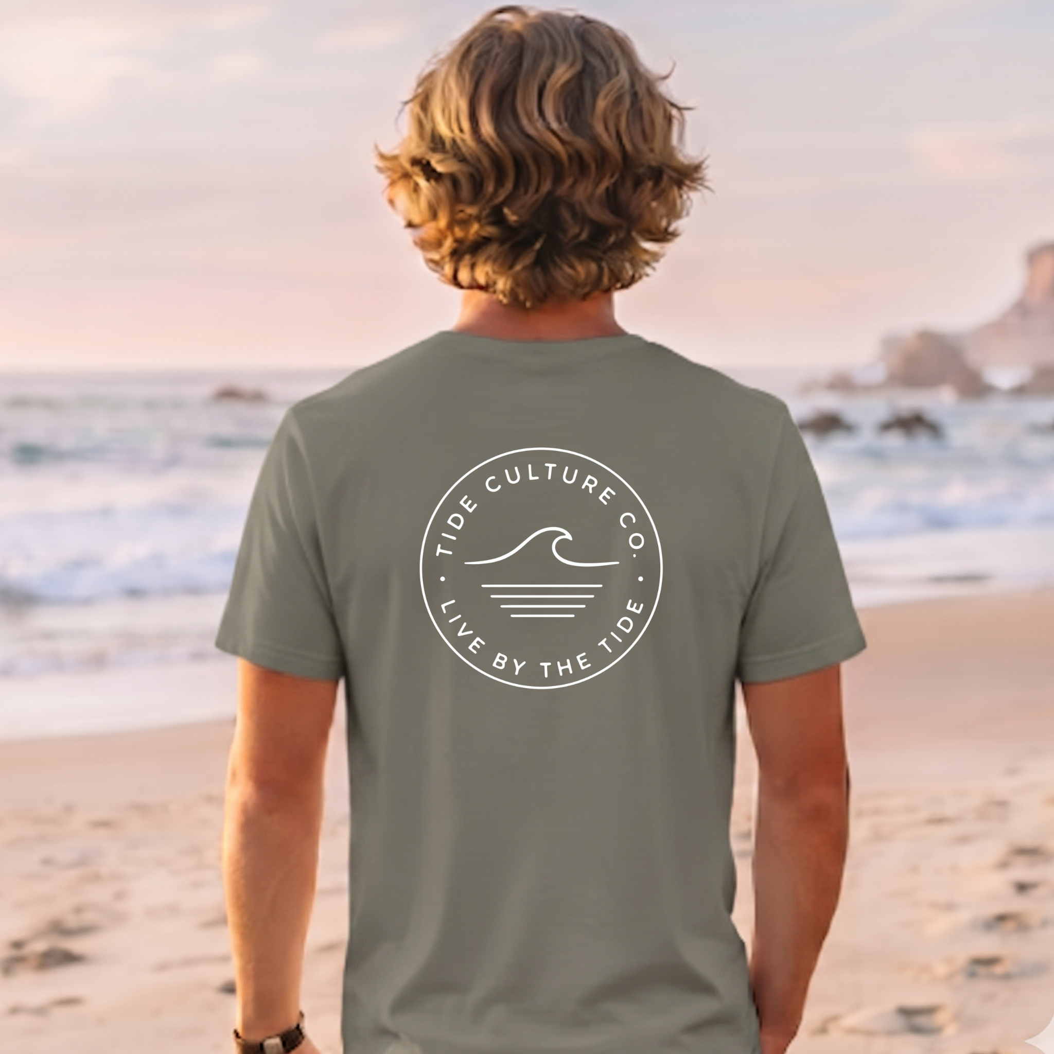 Tide Waves 1 Dark Colors T-Shirt