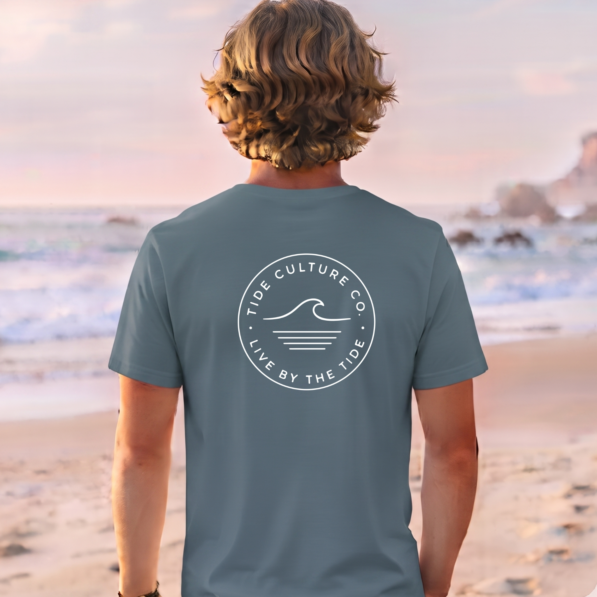 Tide Waves 1 Dark Colors T-Shirt