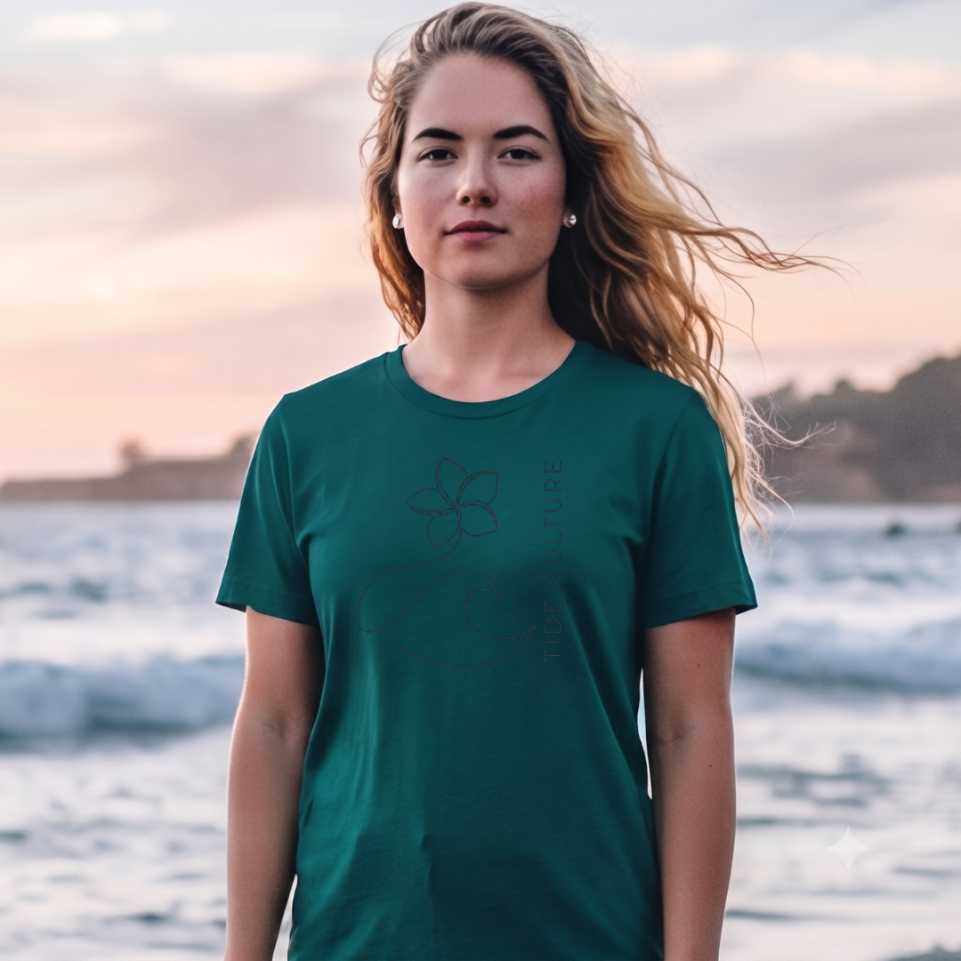 Flower & Waves T-Shirt