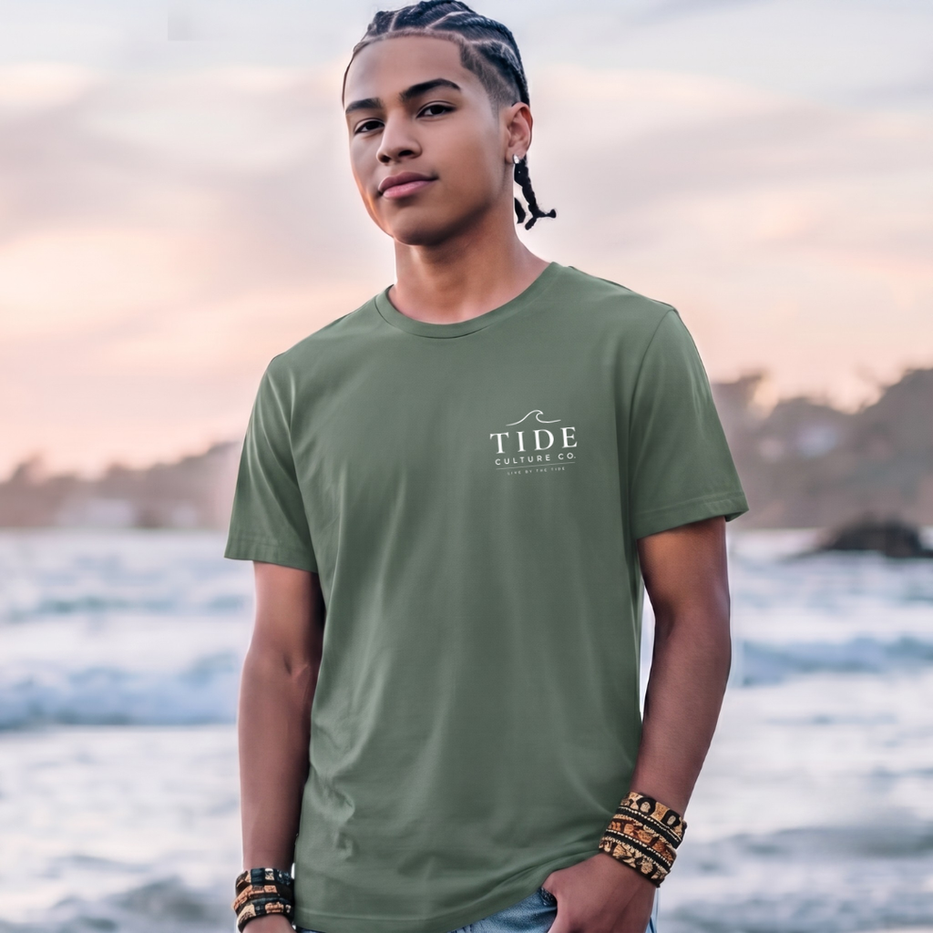Tide Waves Dark Colors T-Shirt