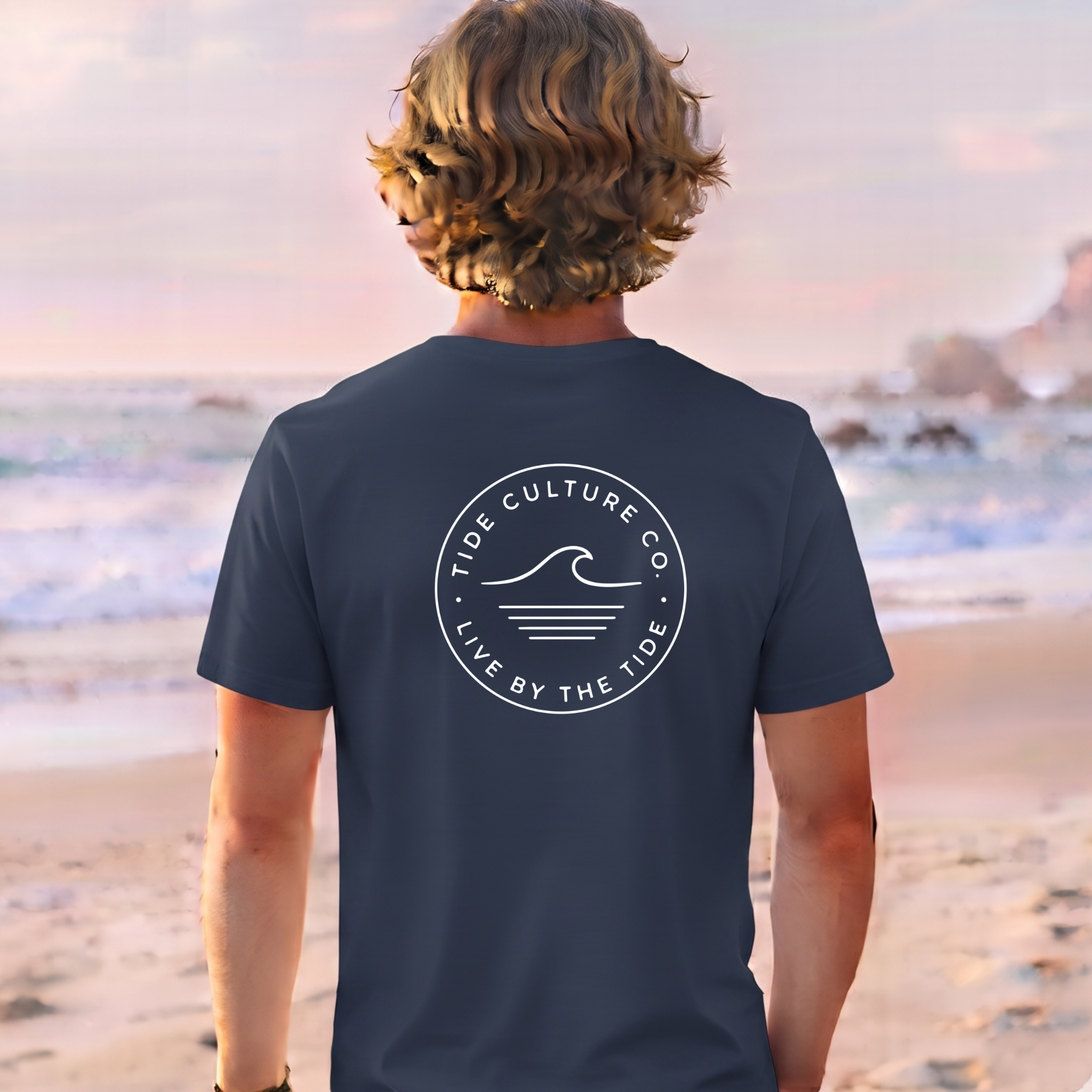 Tide Waves 1 Dark Colors T-Shirt