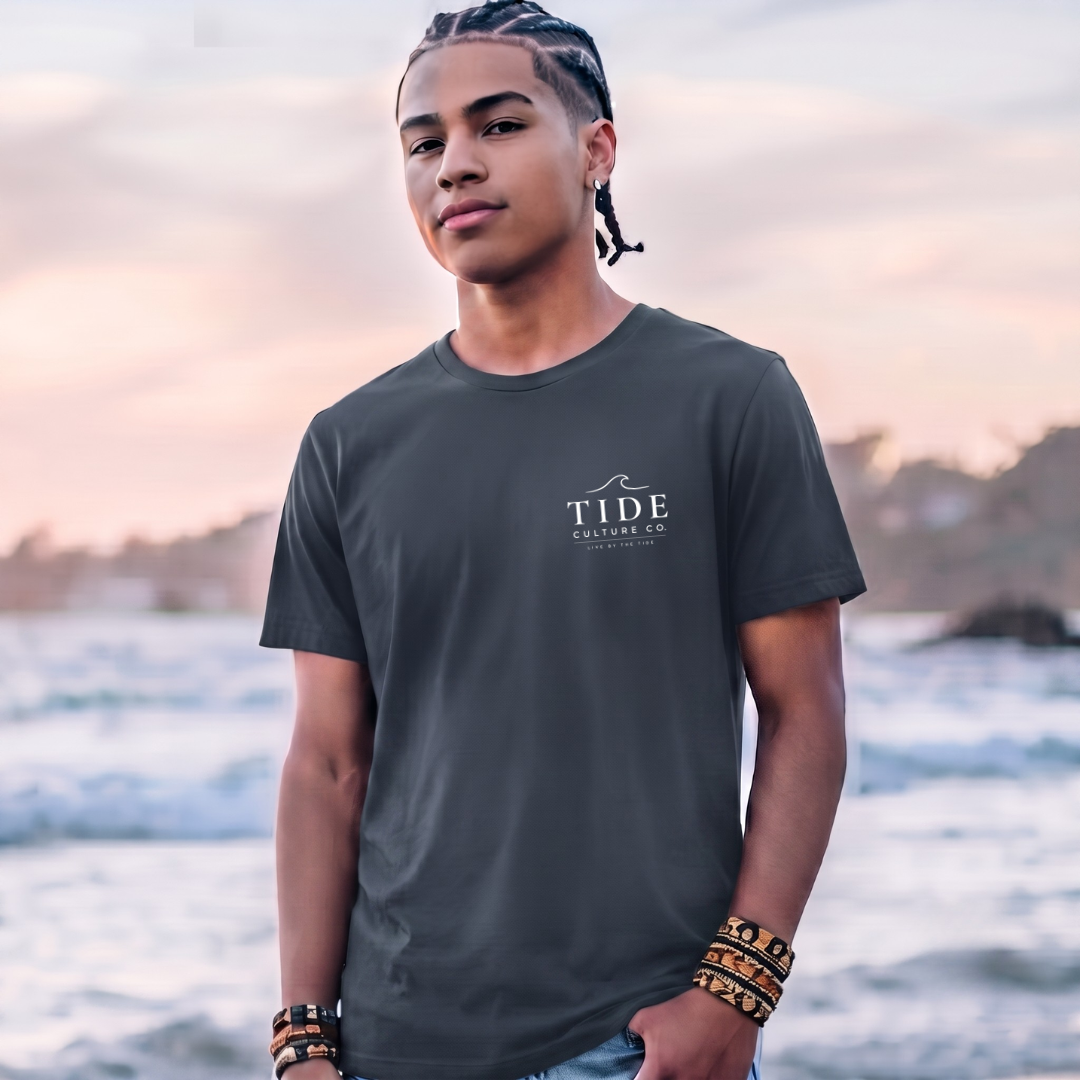 Tide Waves Dark Colors T-Shirt