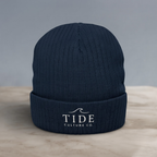 Tide Culture Co- Ribbed Knit Beanie Dark Colors
