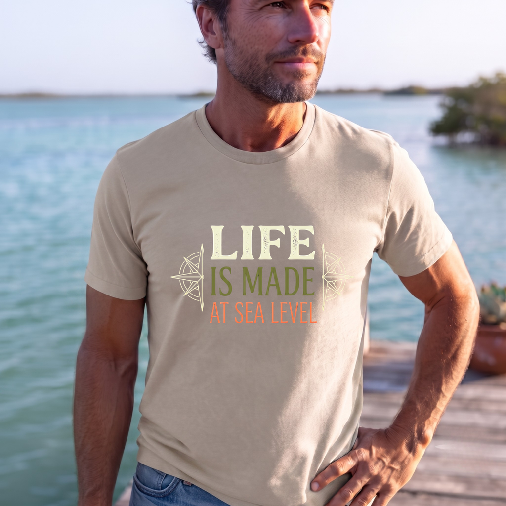 Life is made at sea-level T-Shirt