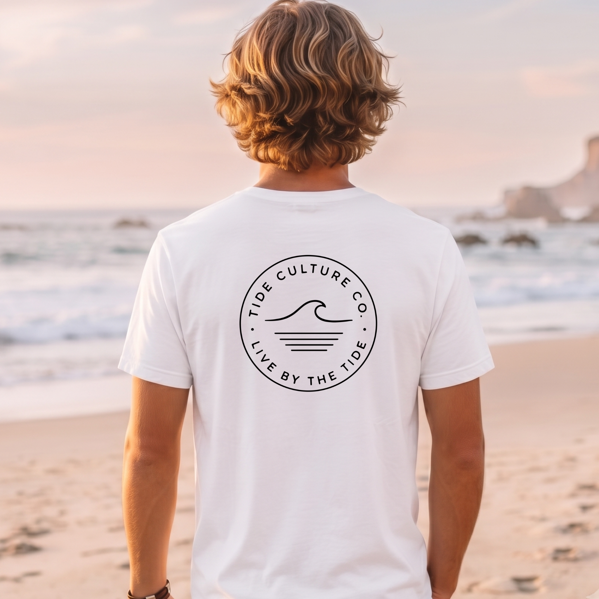 Tide Waves 1 Light Colors T-Shirts